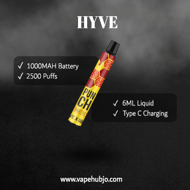 HYVE DISPOSABLE POD SYSTEM (2000 PUFF)(0% NICOTINE)