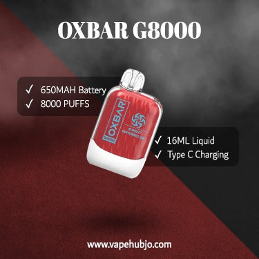 OXBAR DISPOSABLE VAPE 8000 PUFFS 2%