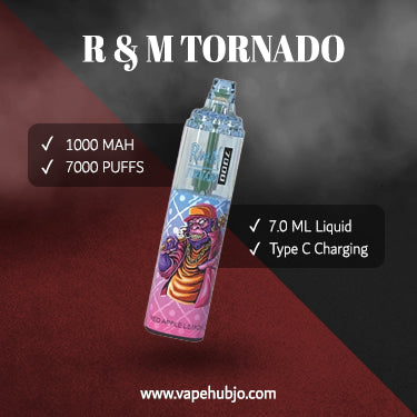 R AND M DISPOSABLE (7000 PUFFS) 2% NICOTINE